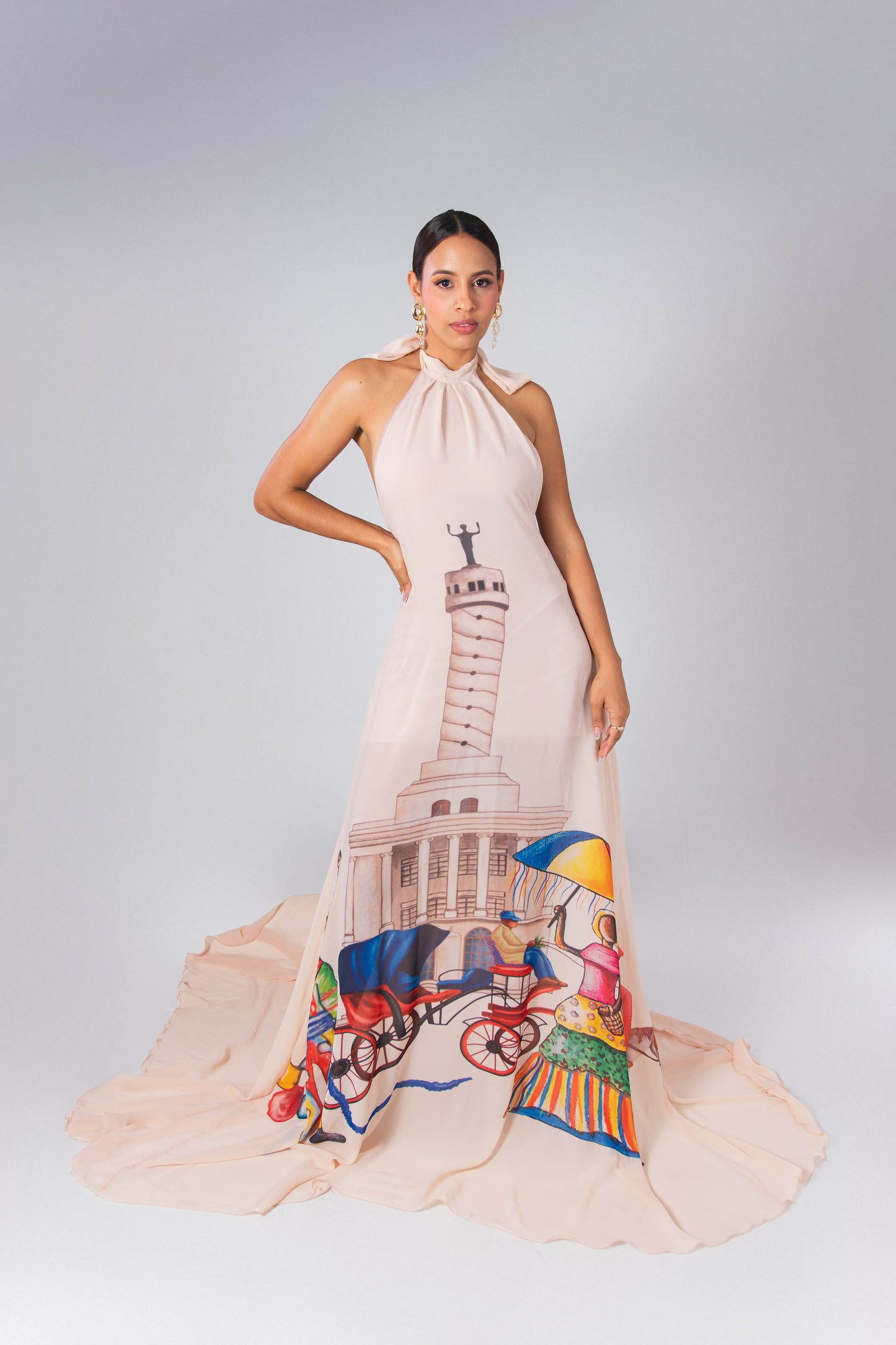 Ciudad Corazon Halter Dress