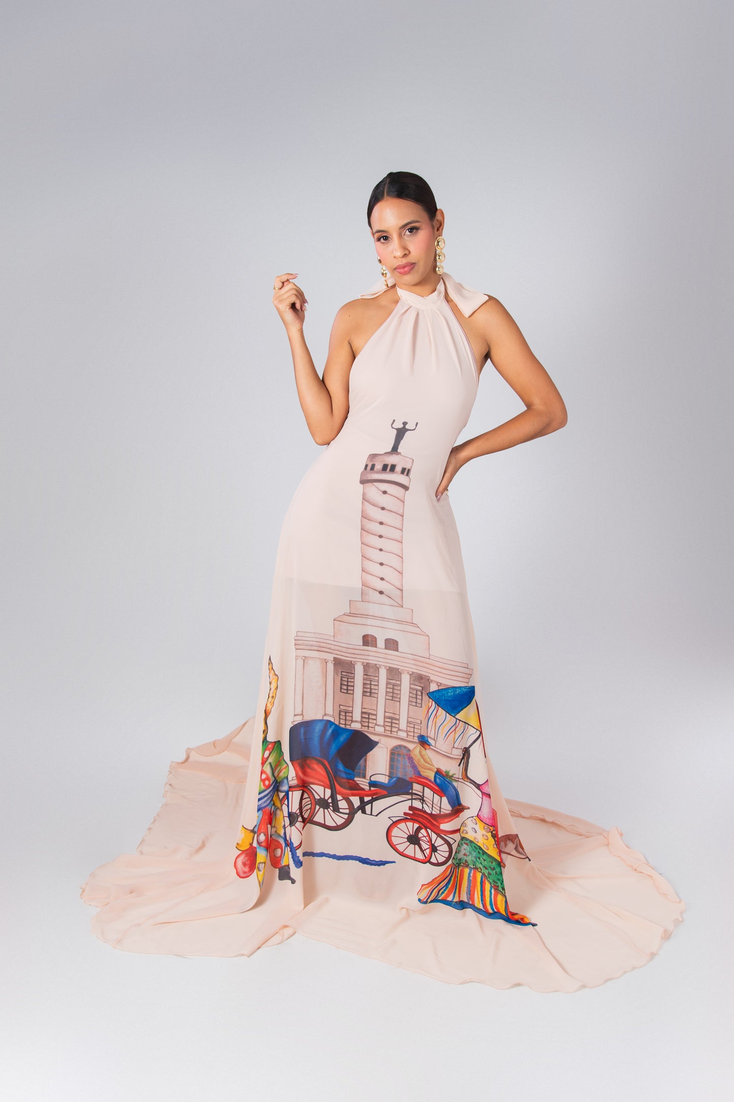 Ciudad Corazon Halter Dress